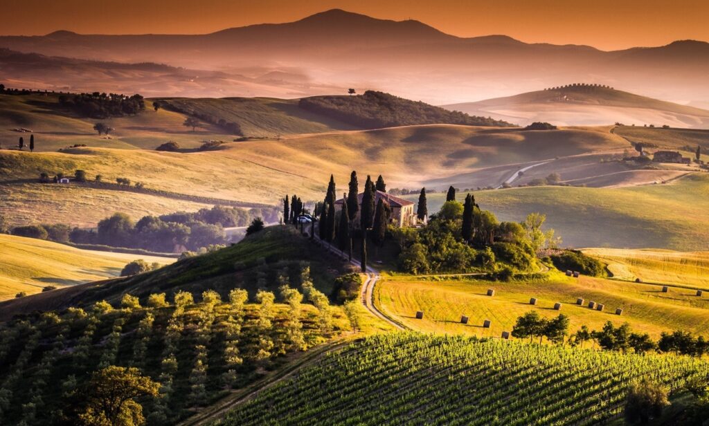 tuscany hills